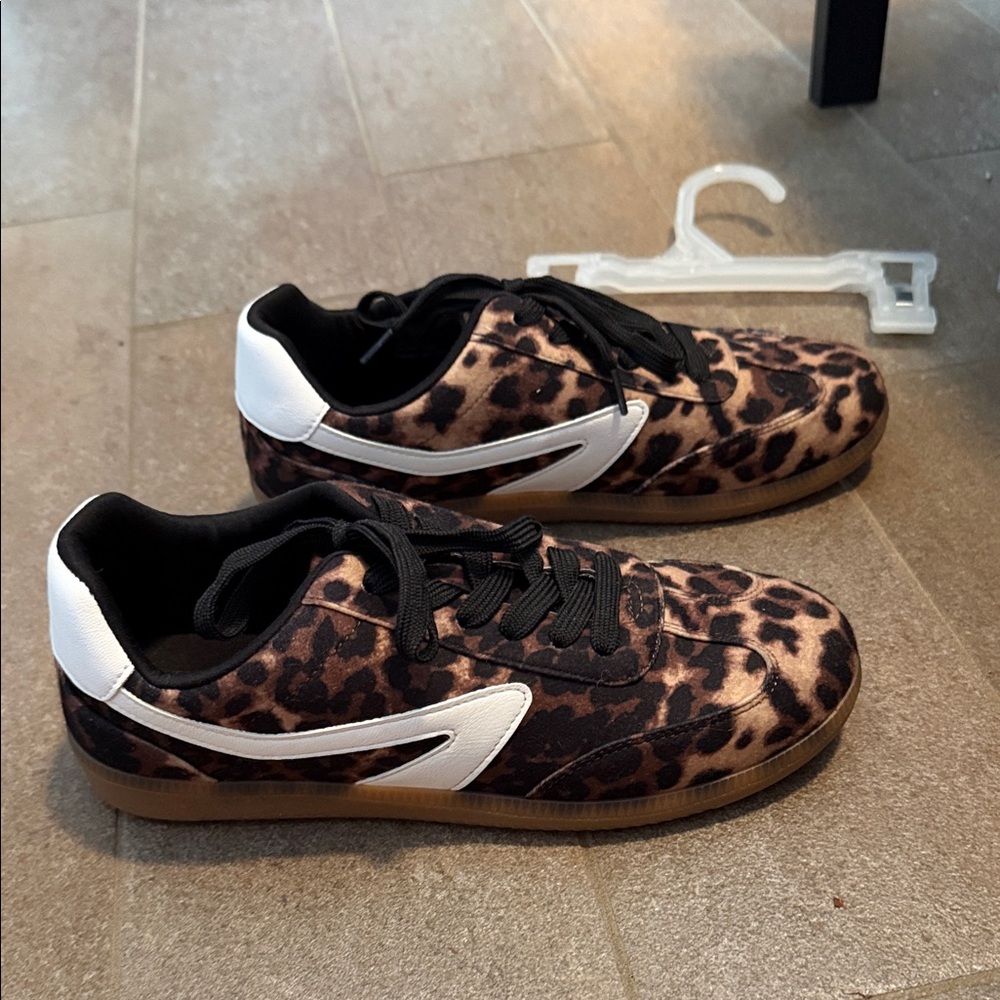 Leopard Print Sneakers